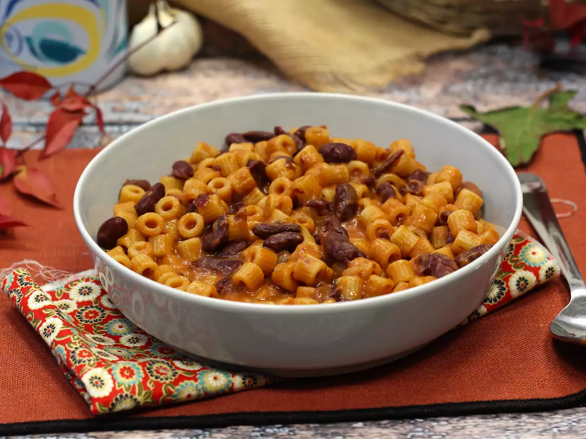 Pasta e fagioli, rýchly a krémový recept - foto 4