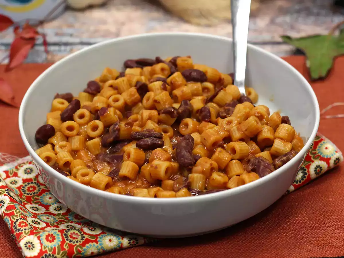 Pasta e fagioli, rýchly a krémový recept - foto 5