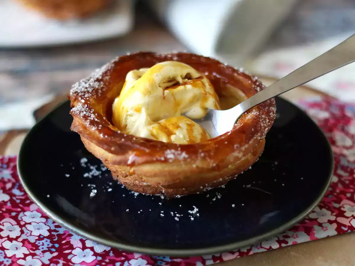 Pečené churros v tvare misky na štedrú polevu - foto 4