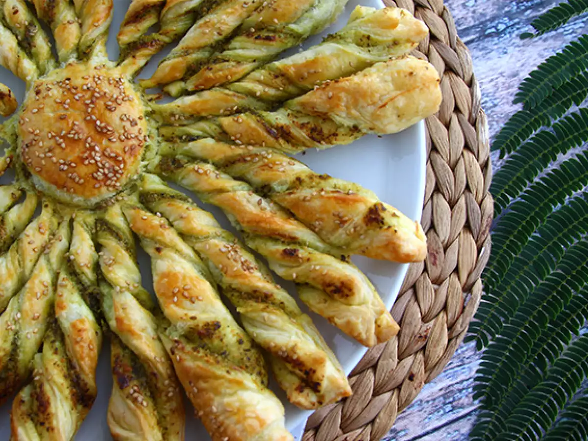 Pesto lístkové cesto - foto 2