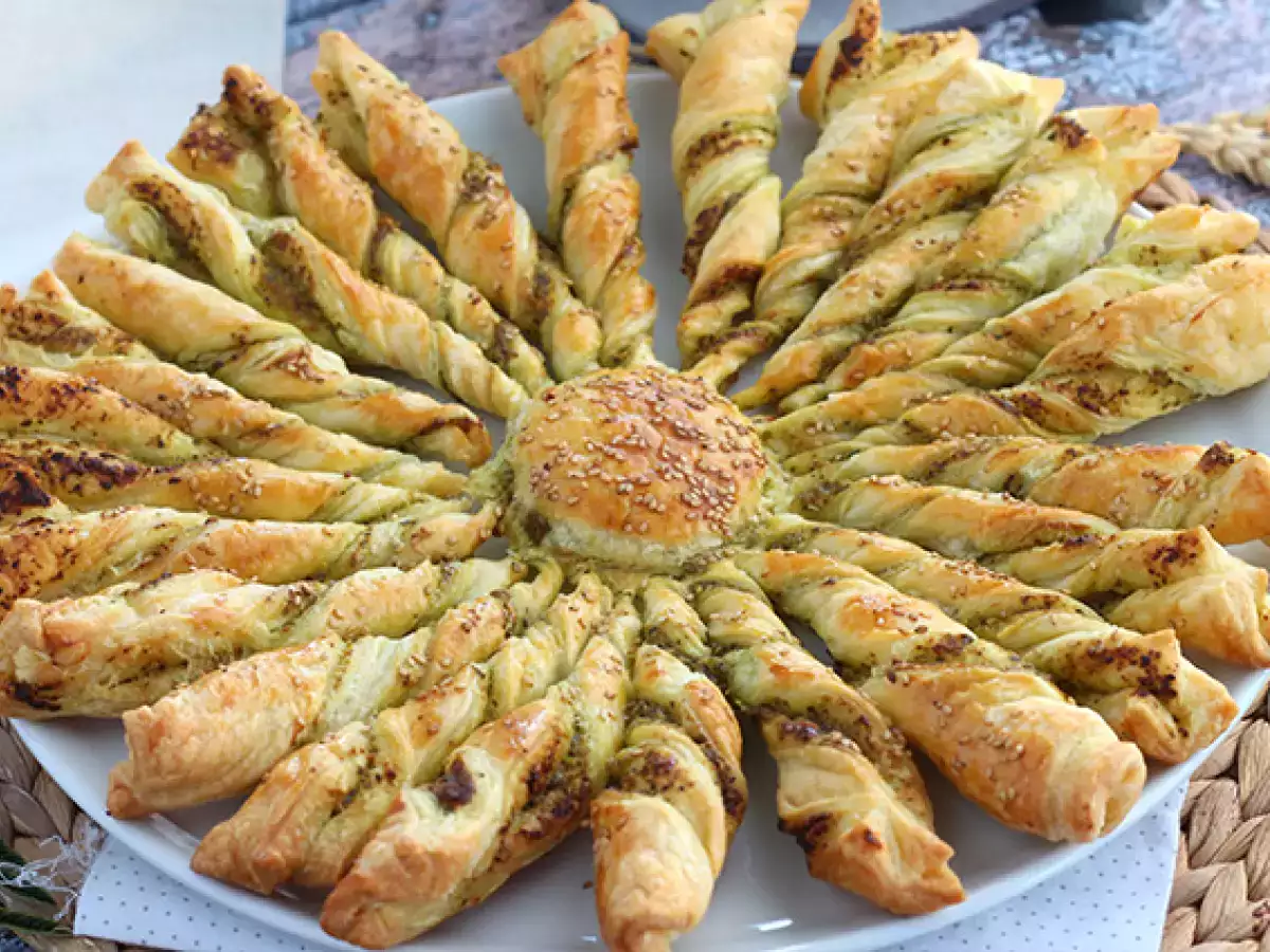 Pesto lístkové cesto - foto 4