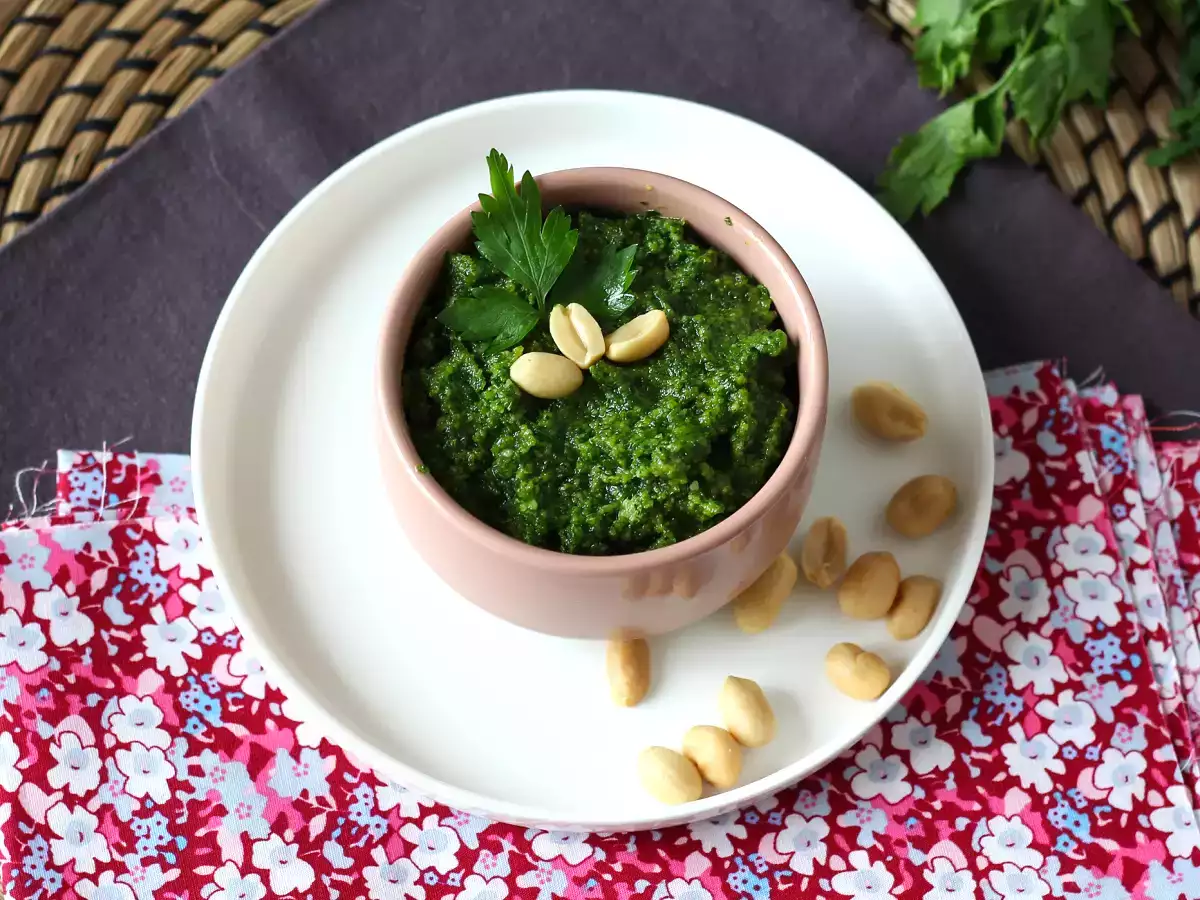 Petržlenové a arašidové pesto, explózia chutí