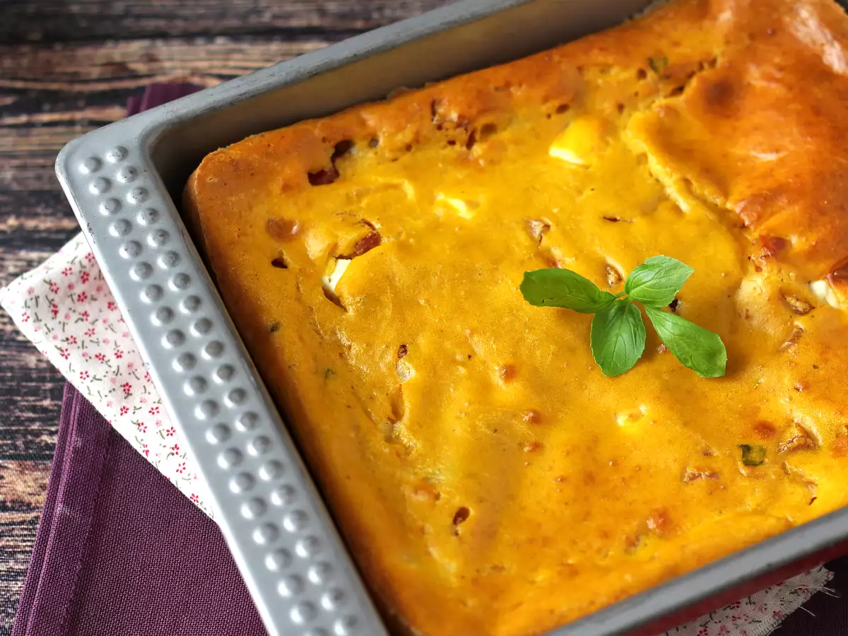 Pikantné koláčiky so šunkou a fetou a tekvicou: perfektný recept na recyklačnú polievku! - foto 6