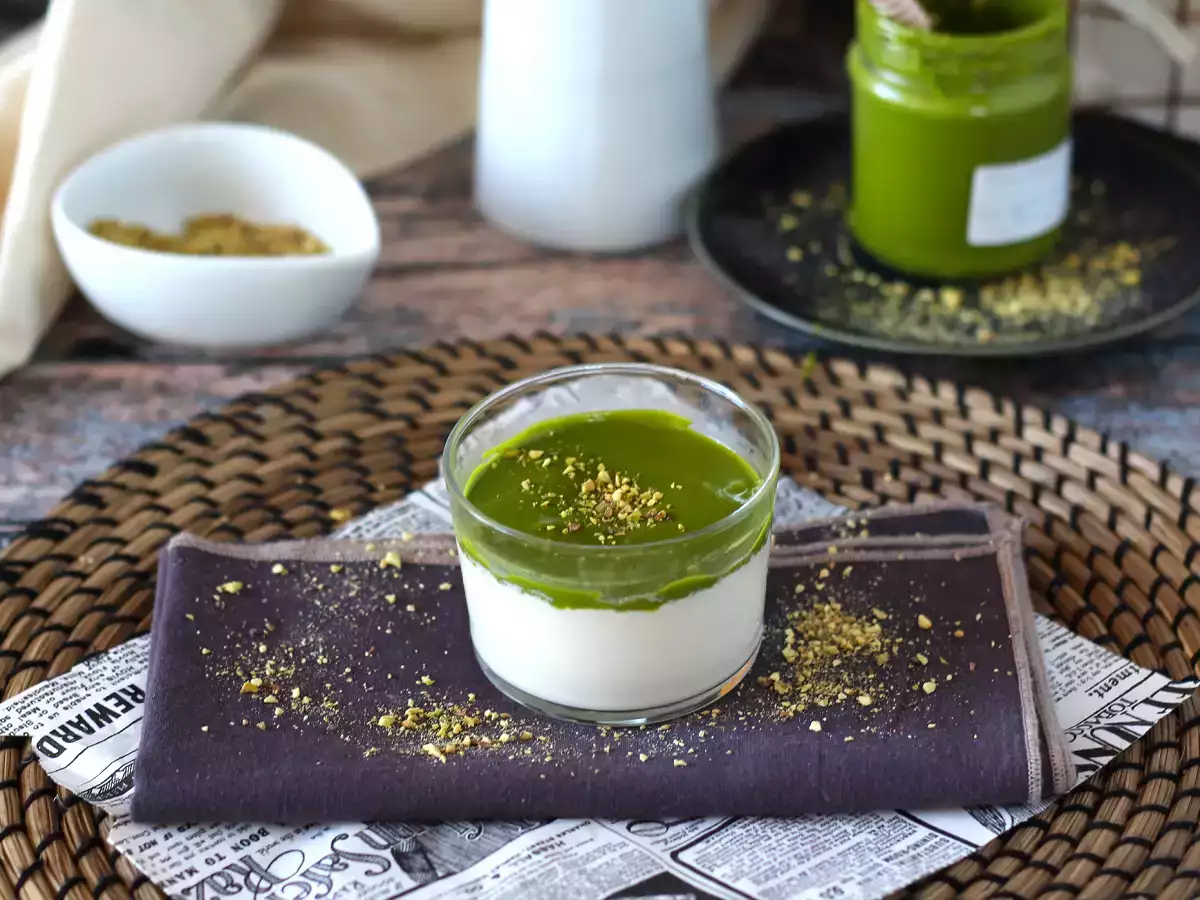 Pistáciová panna cotta, jednoduchý recept, ktorý všetci milujú! - foto 4