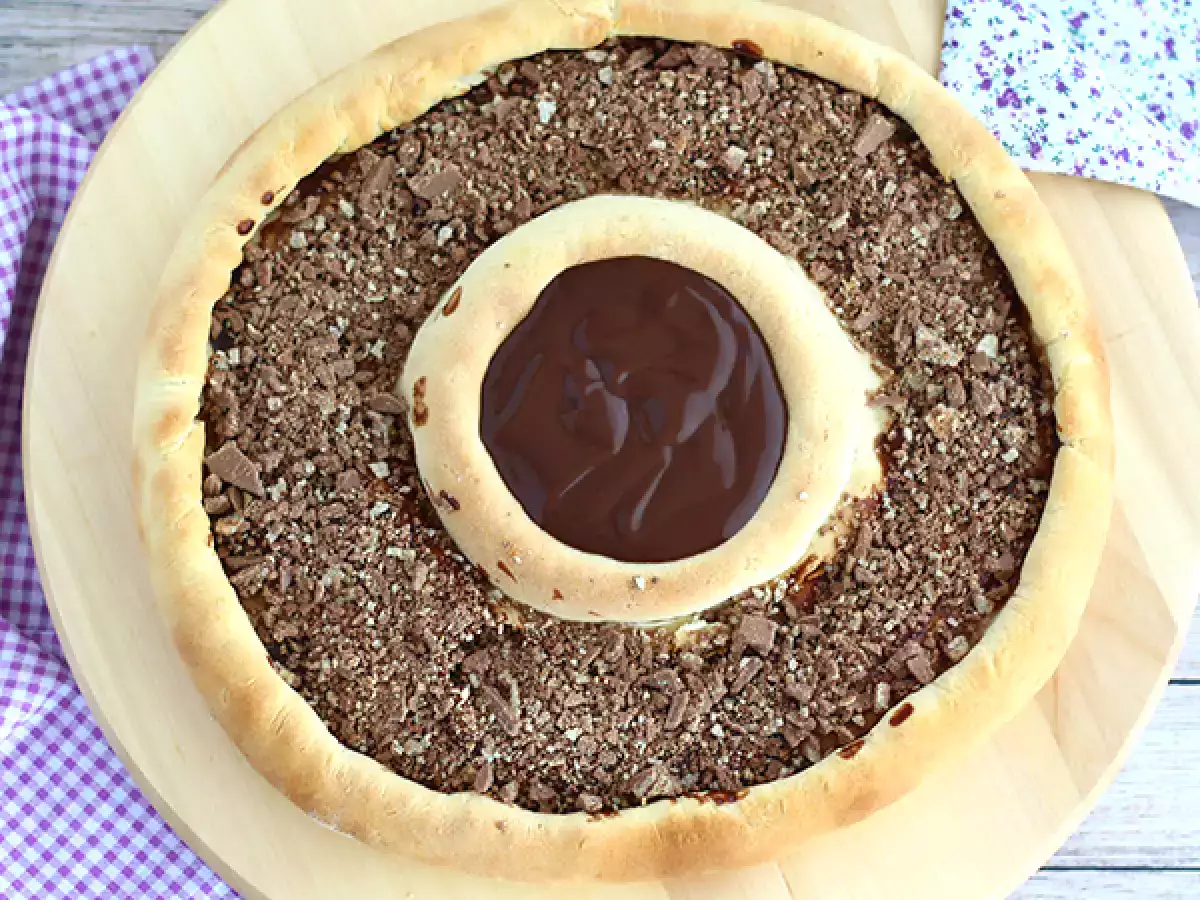 Pizza s Kit Kat a jogurtom Čokoláda Danette - foto 3