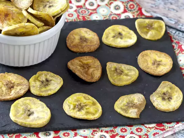 Recept Plantainové lupienky pečené v rúre