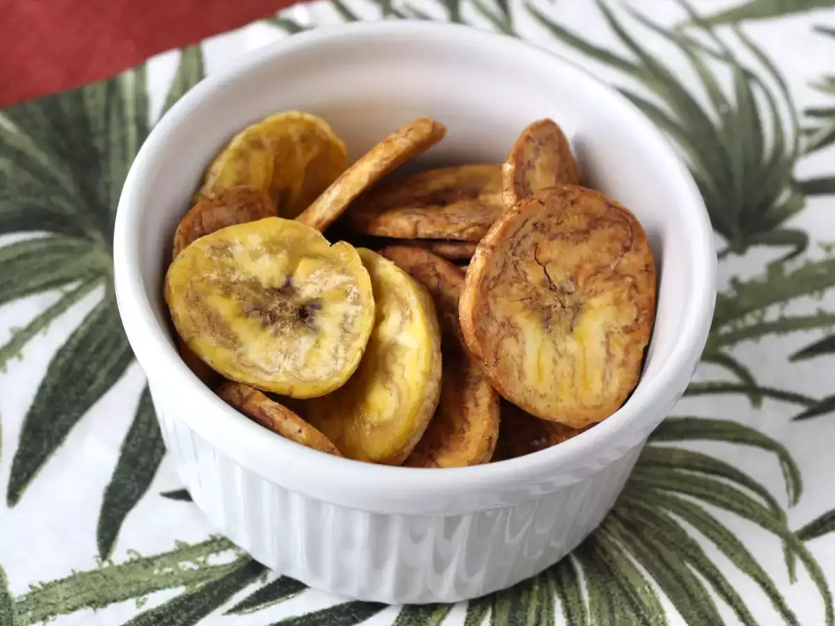 Plantainové lupienky vo fritéze na vzduchu - foto 2