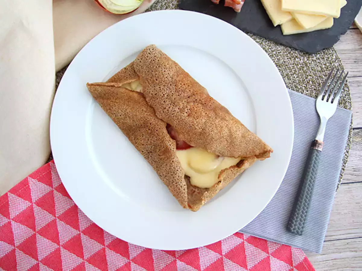 Pohánková galeta so syrom raclette - foto 4