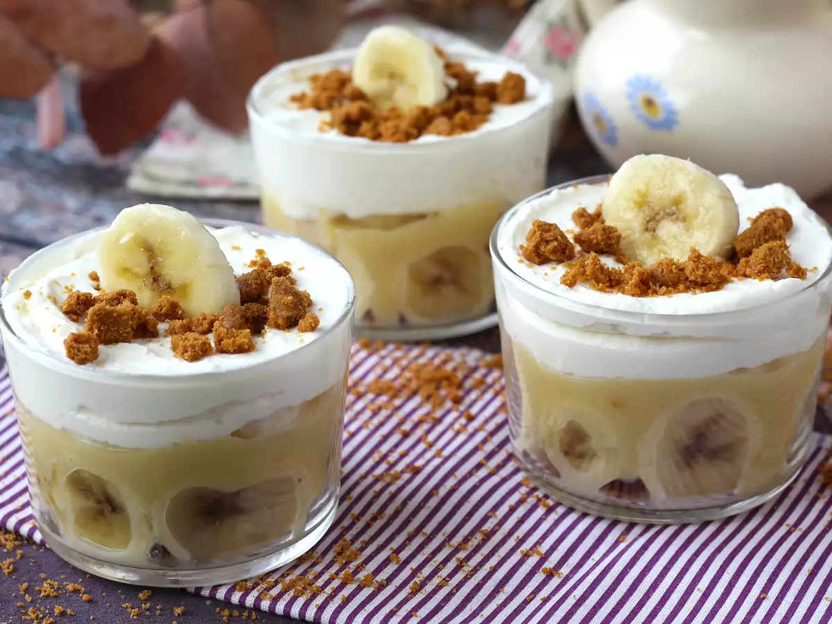 Poháre v štýle Banoffee pre milovníkov banánov a karamelu - foto 3