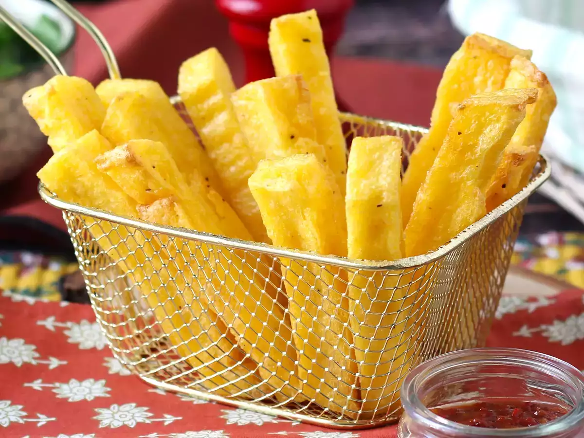Polenta vyprážaná vo fritéze Air Fryer: chrumkavá, zdravá a bezlepková