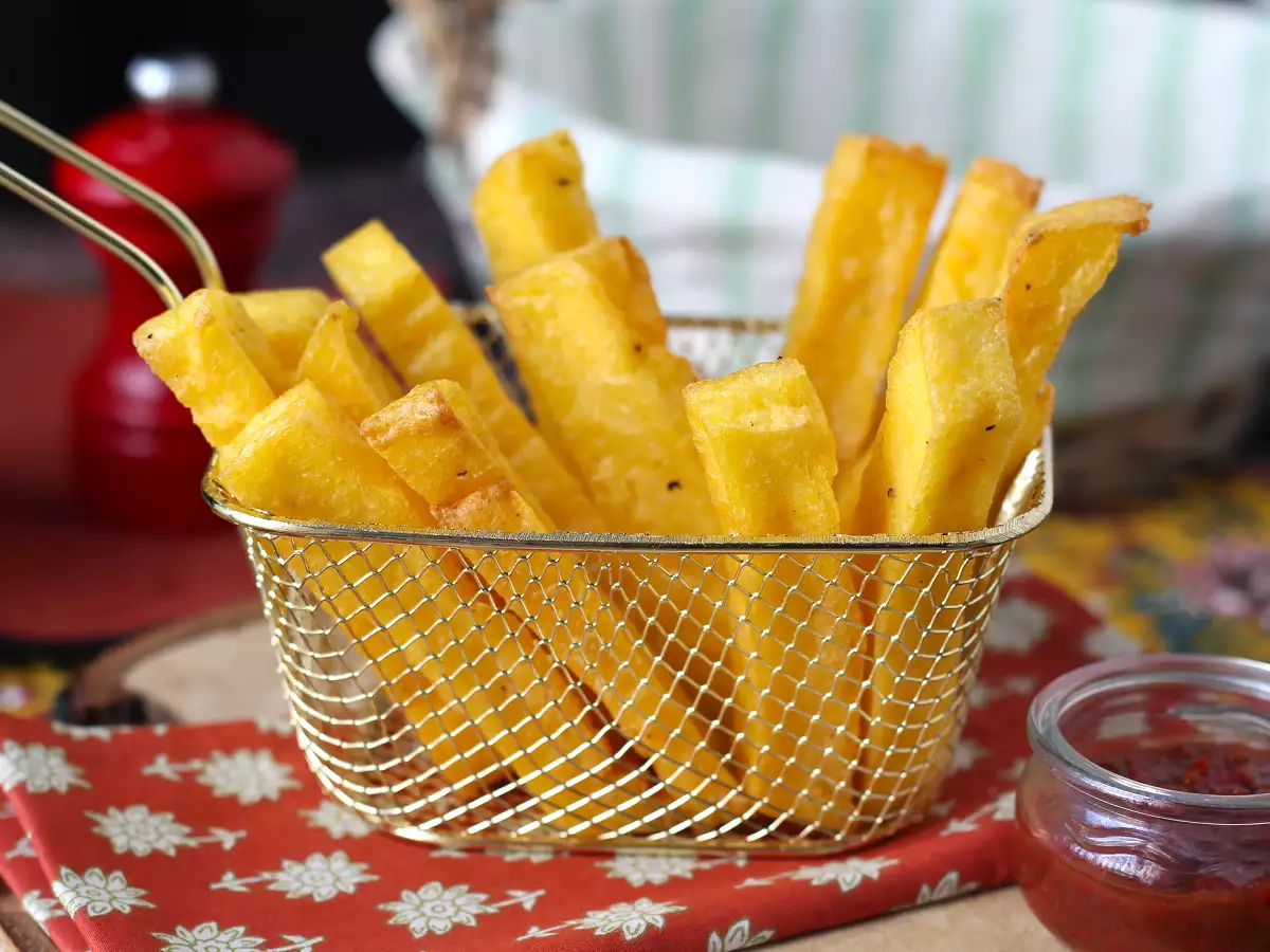 Polenta vyprážaná vo fritéze Air Fryer: chrumkavá, zdravá a bezlepková - foto 2