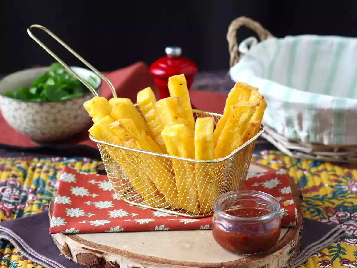 Polenta vyprážaná vo fritéze Air Fryer: chrumkavá, zdravá a bezlepková - foto 3