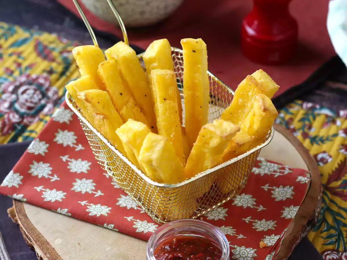 Polenta vyprážaná vo fritéze Air Fryer: chrumkavá, zdravá a bezlepková - foto 4