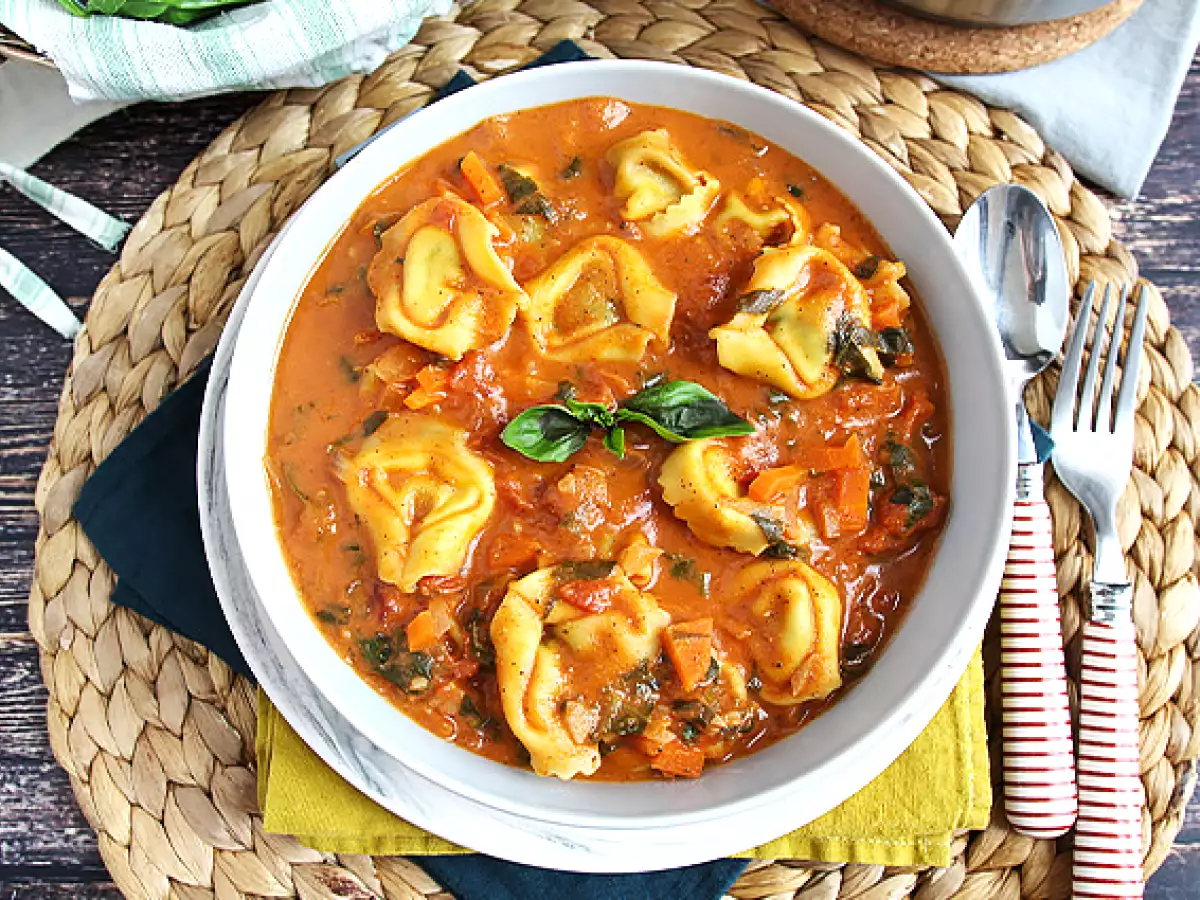 Polievka Tortellini - foto 2