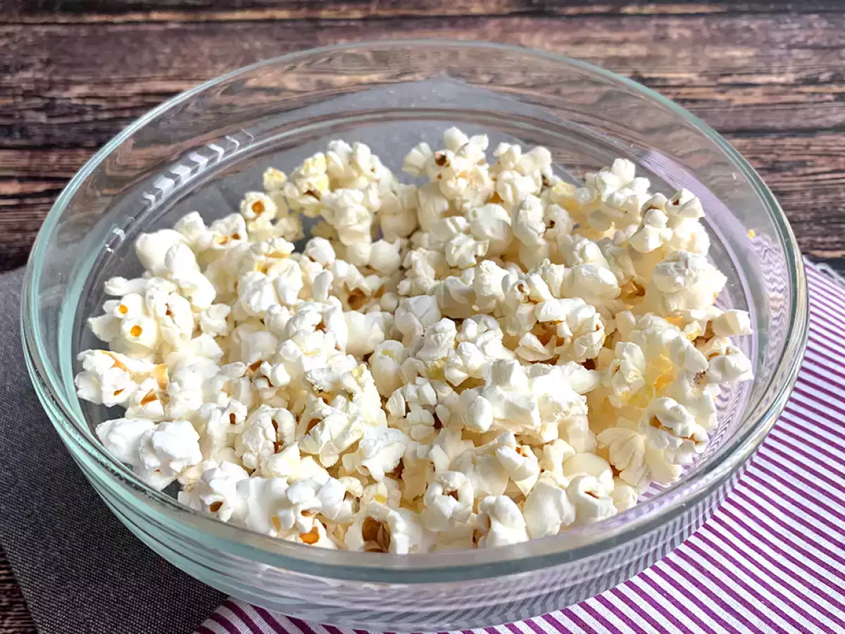 Popcorn do mikrovlnnej rúry bez oleja - foto 4