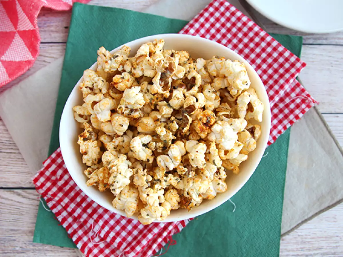 Popcorn s príchuťou pizze - foto 5