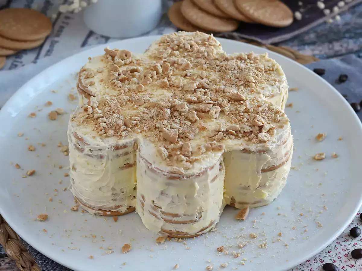 Portugalský sušienkový koláč, bolo de bolacha - foto 4