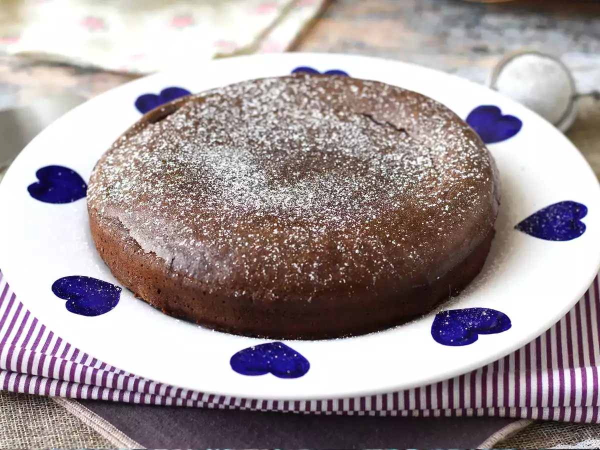 Proteínový čokoládový fondán: jednoduchý recept so srvátkovým proteínom - foto 3