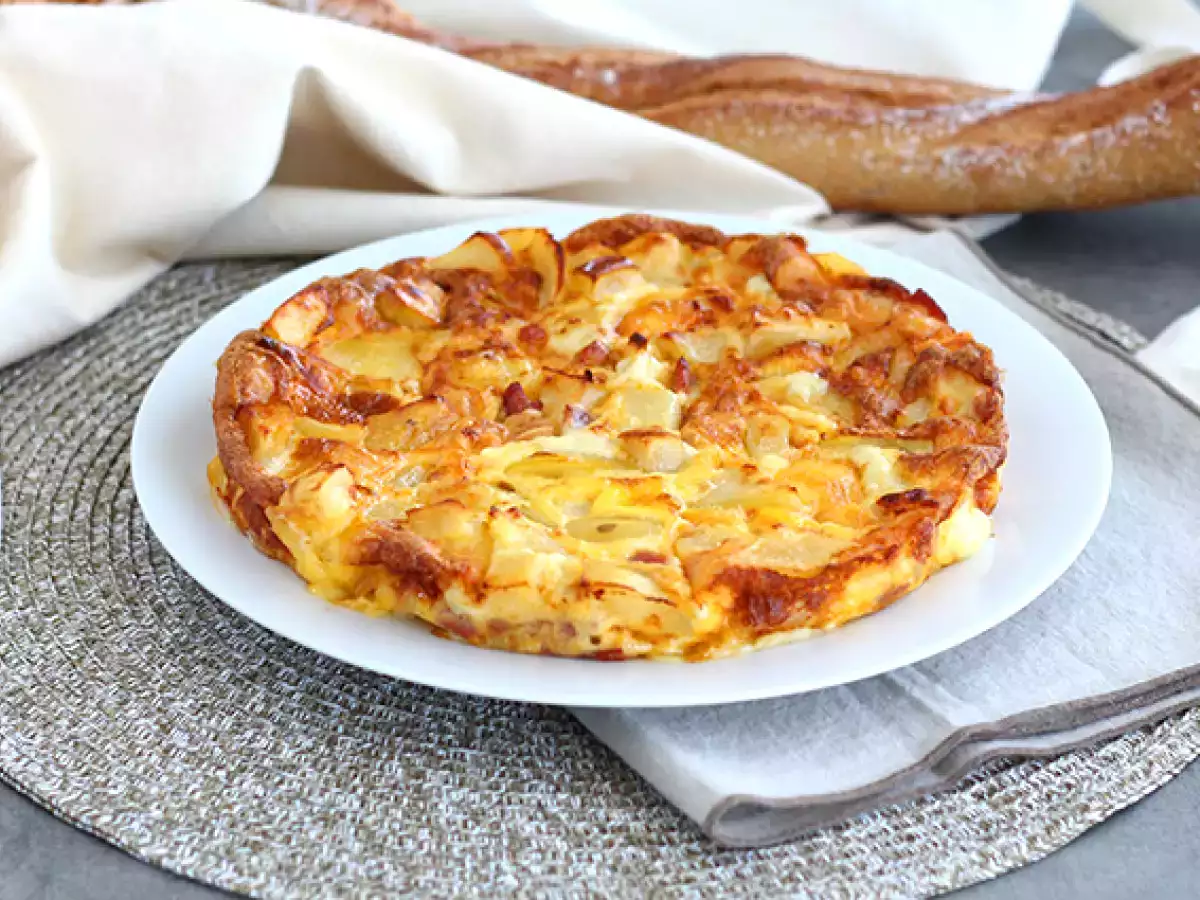 Raclette tortilla