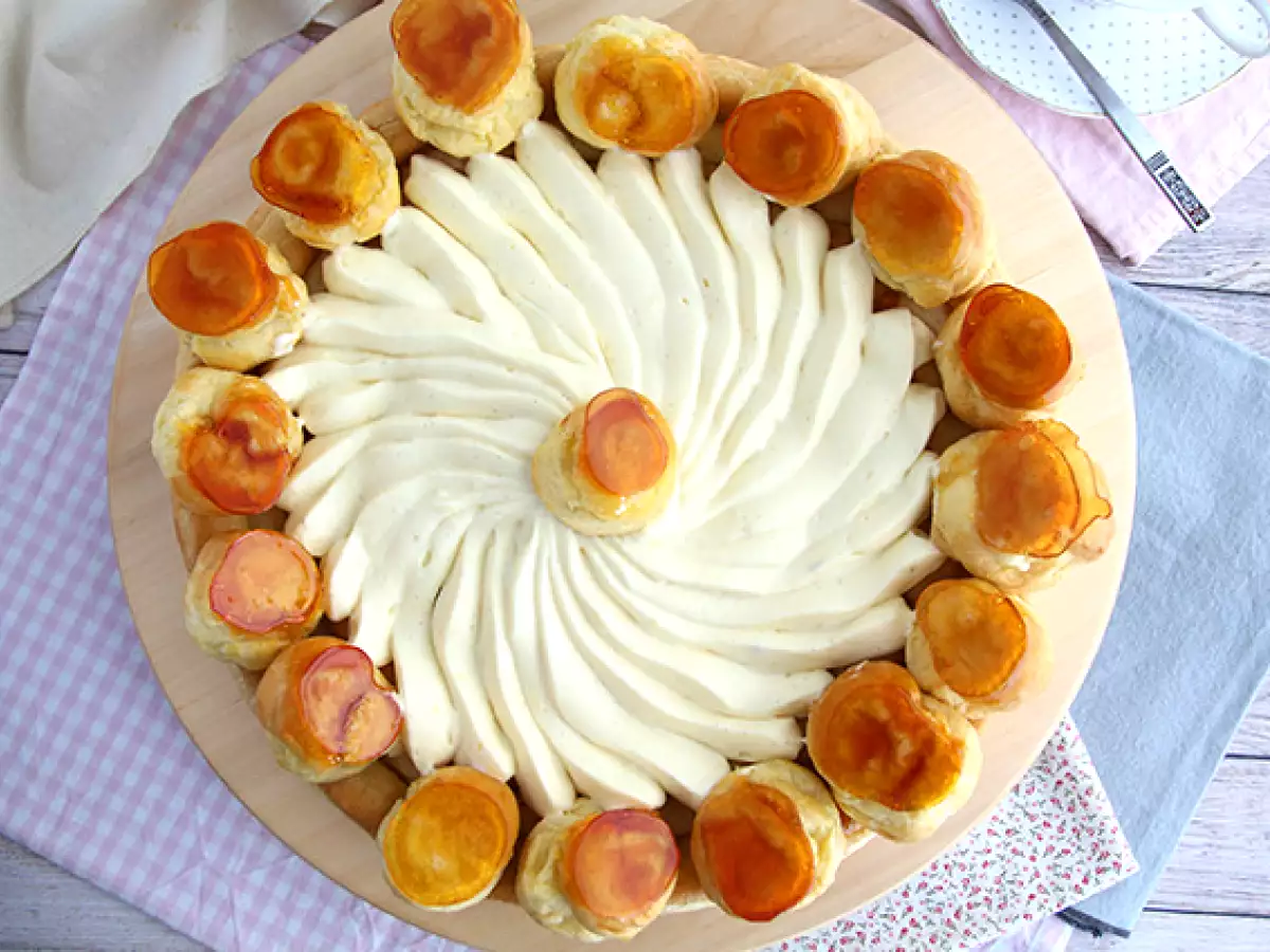 Recept Saint Honoré vysvetlený krok za krokom na videu - foto 3