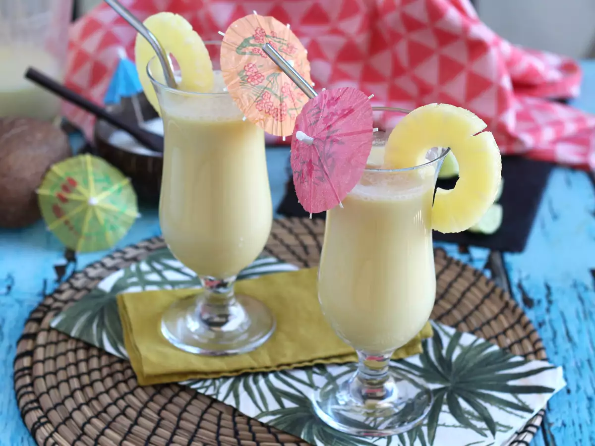 Rýchla nealkoholická piňa colada