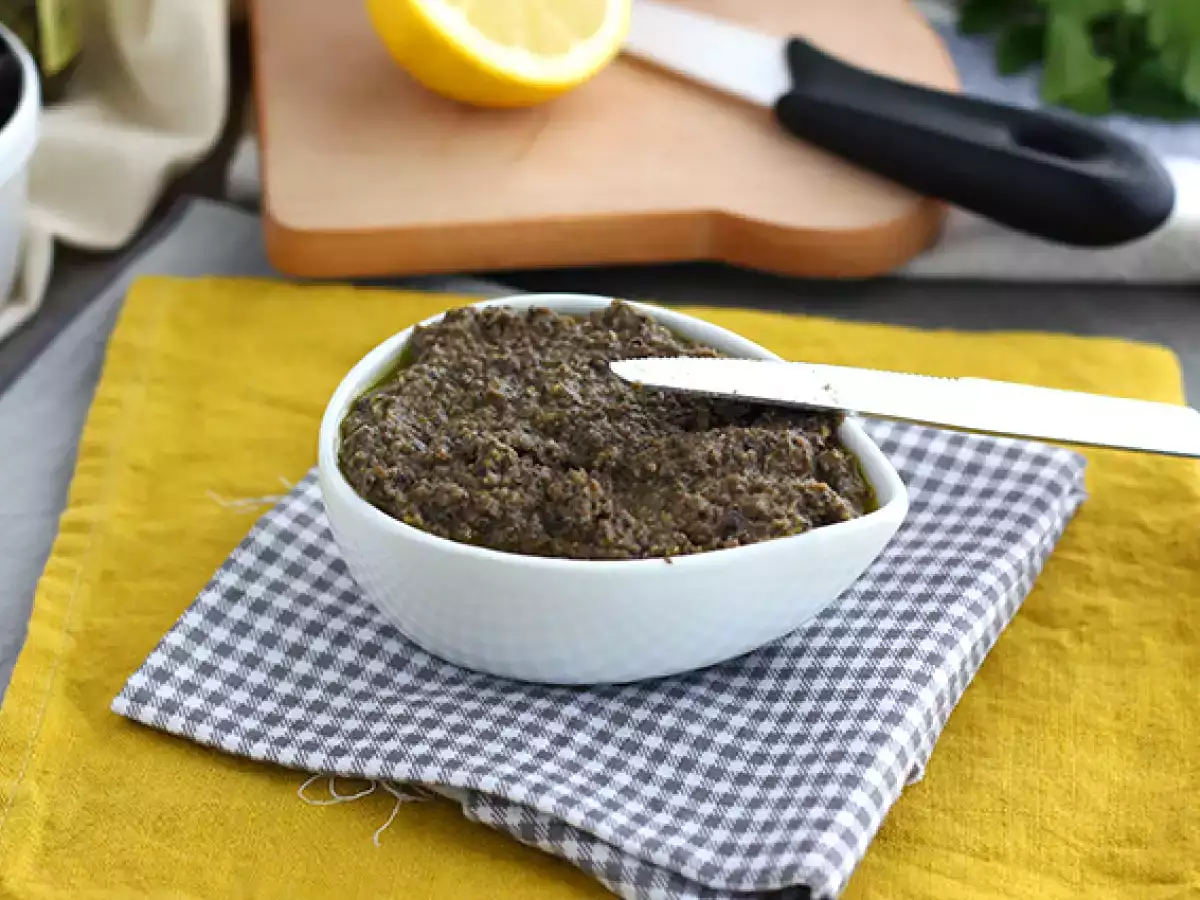 Rýchla tapenáda s čiernymi olivami - foto 3
