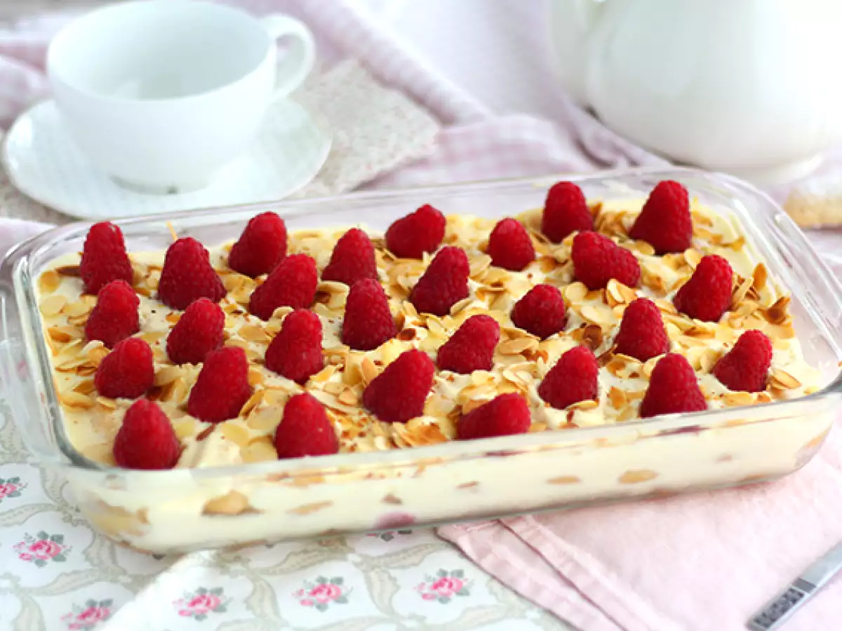 Rýchle a jednoduché malinové tiramisu