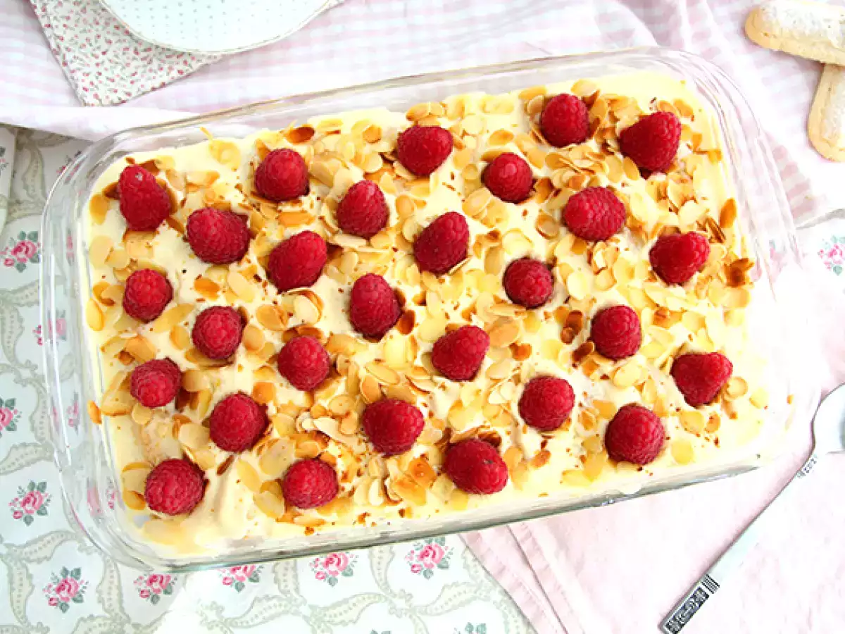 Rýchle a jednoduché malinové tiramisu - foto 2