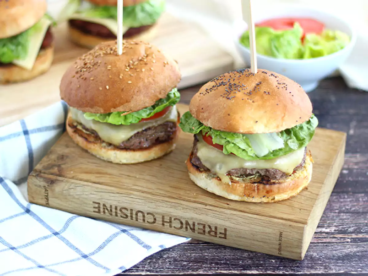 Rýchly a jednoduchý domáci hamburger
