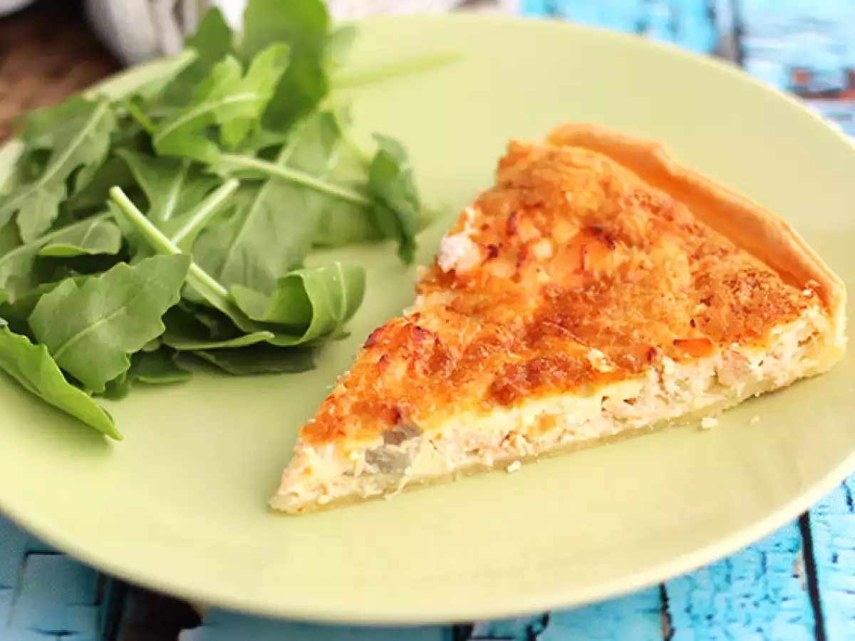 Rýchly a jednoduchý lososový quiche - foto 2