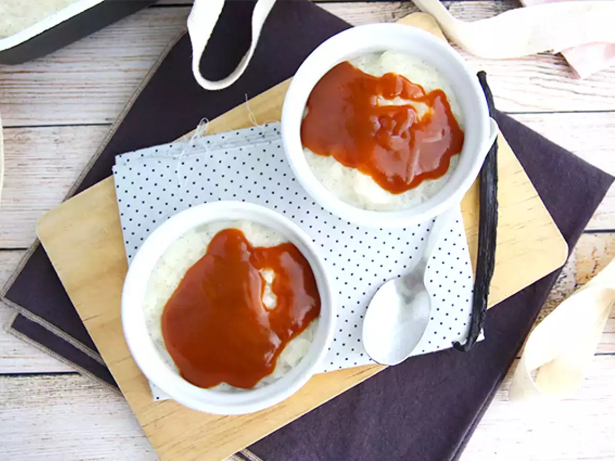 Ryžový puding so slaným maslovým karamelom - foto 3