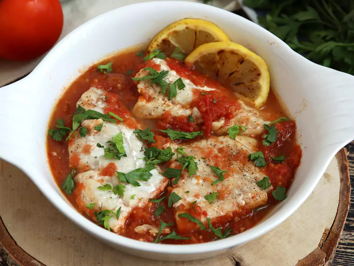 Saithe s paradajkami a citrónom (zdravý a jednoduchý recept!) - foto 3