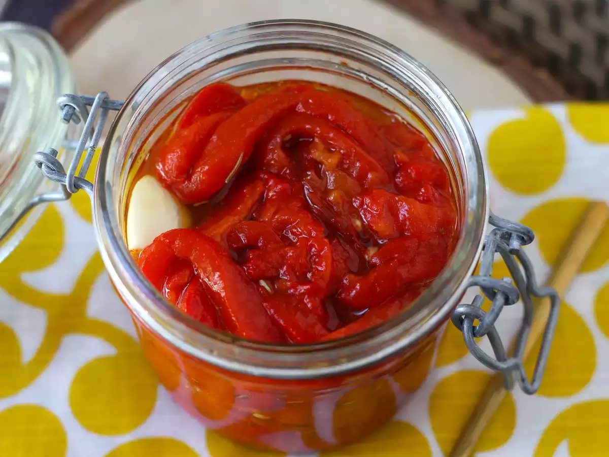 Šalát z pečenej papriky vo fritéze - foto 2
