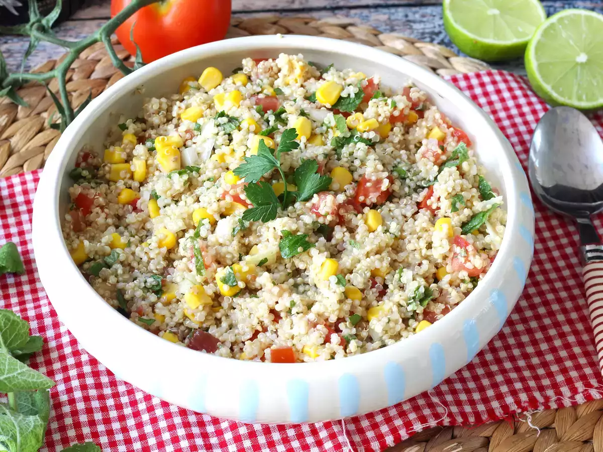 Šalát z quinoy s príchuťou tabbouleh: Osviežujúci a ešte zdravší