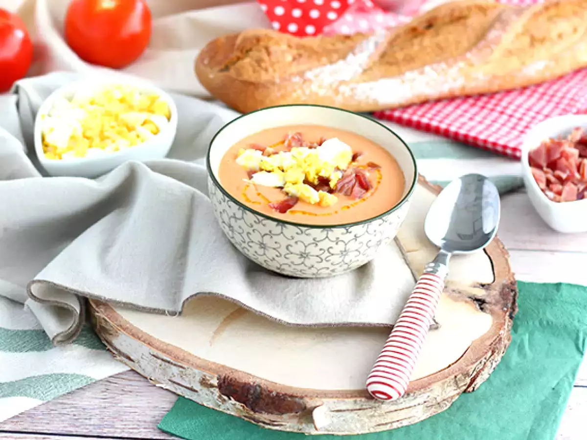 Salmorejo, španielska studená polievka