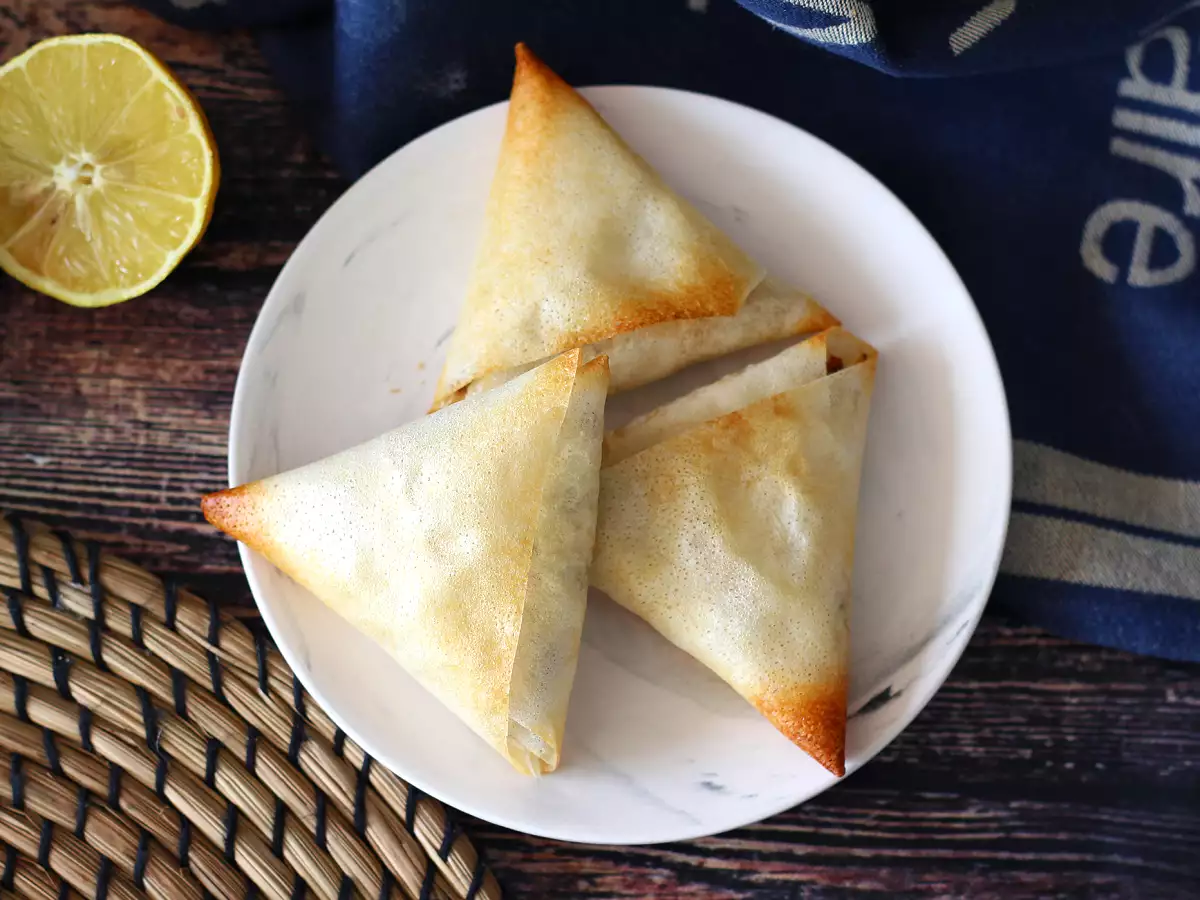Samoussas s makrelou a syrom fromage frais - foto 2