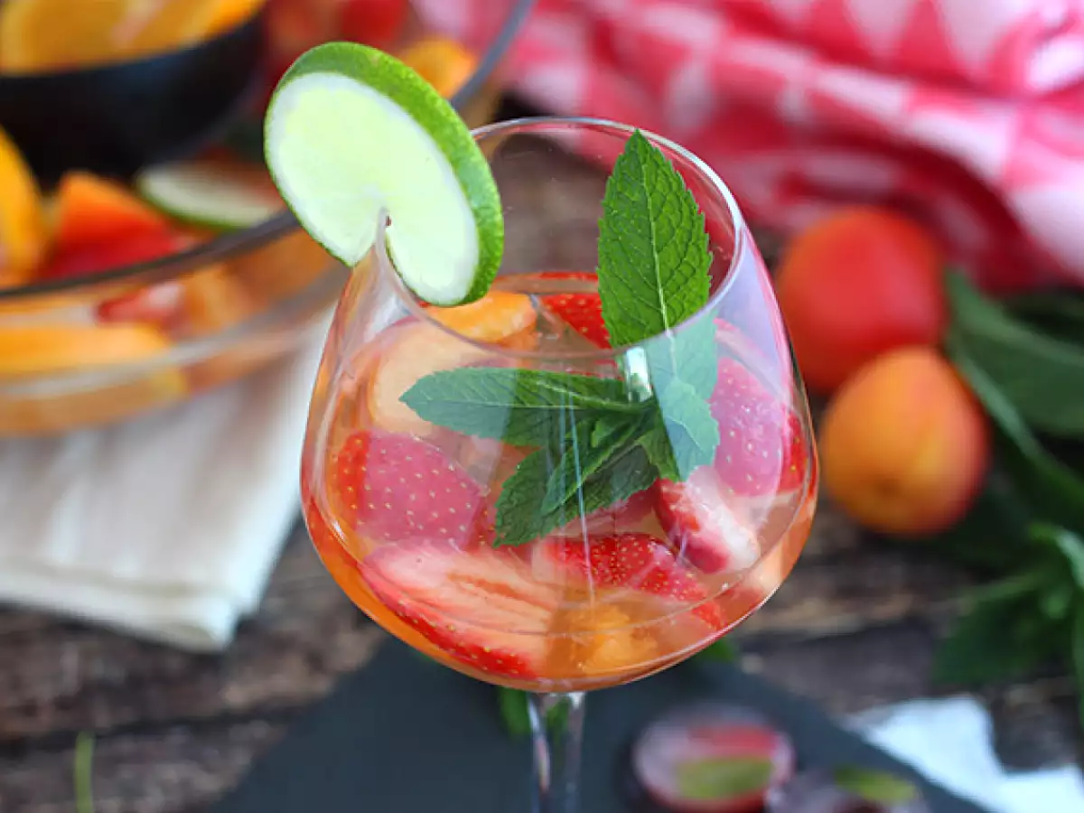 Sangria s bielym vínom - White Sangria - foto 3