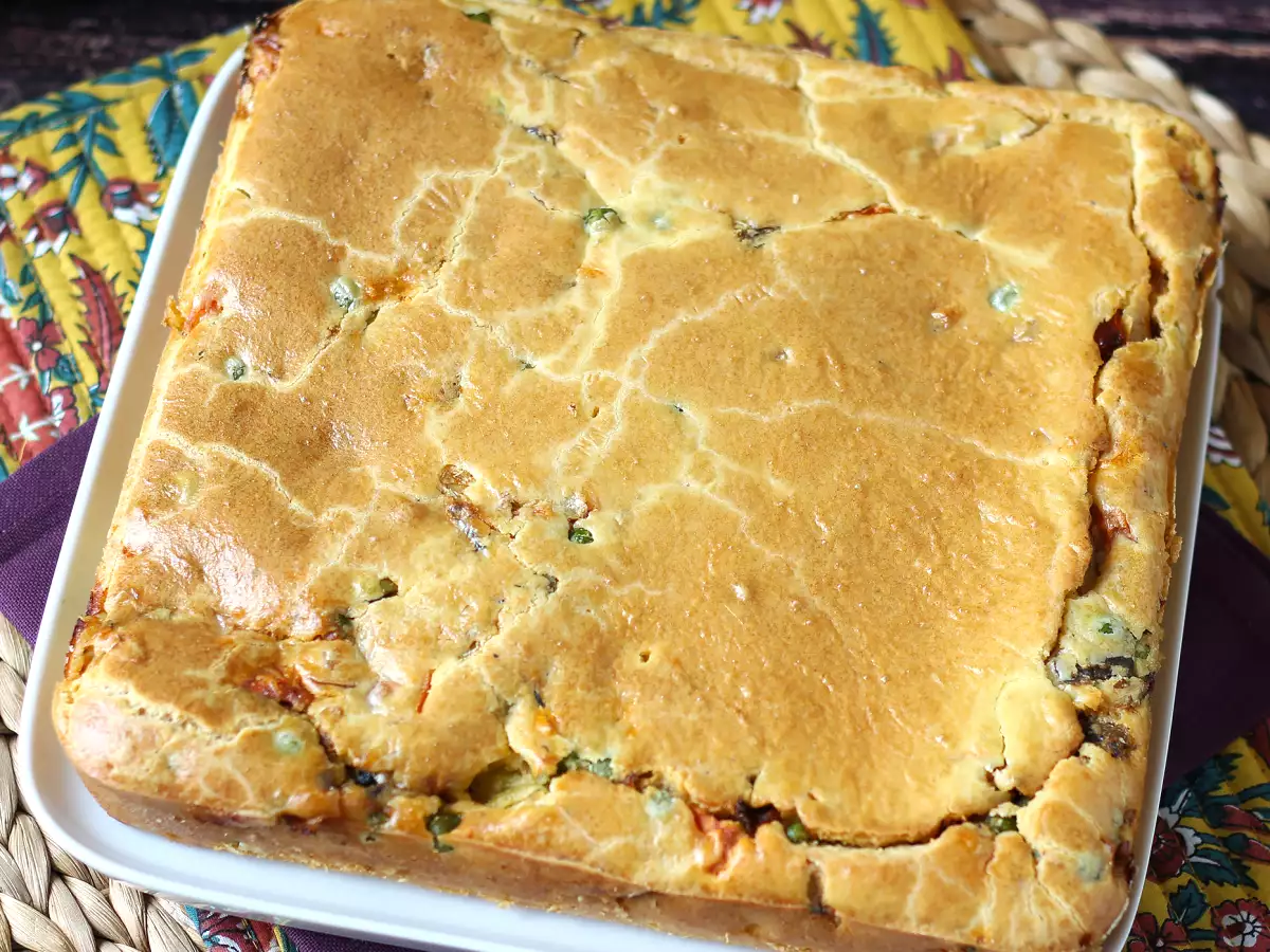 Sardinkový koláč: jednoduchý, vlhký a chutný recept - foto 4