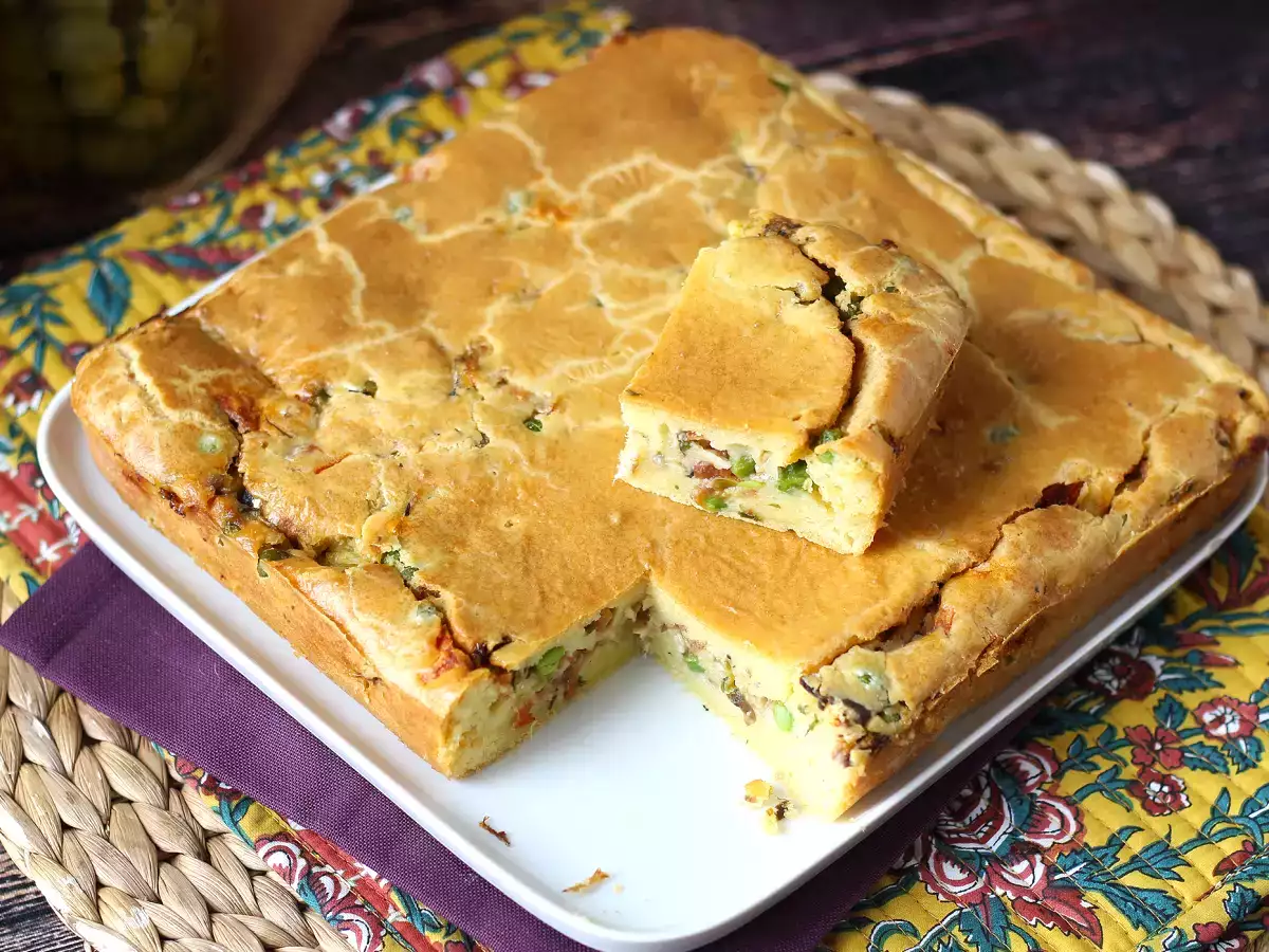 Sardinkový koláč: jednoduchý, vlhký a chutný recept - foto 5