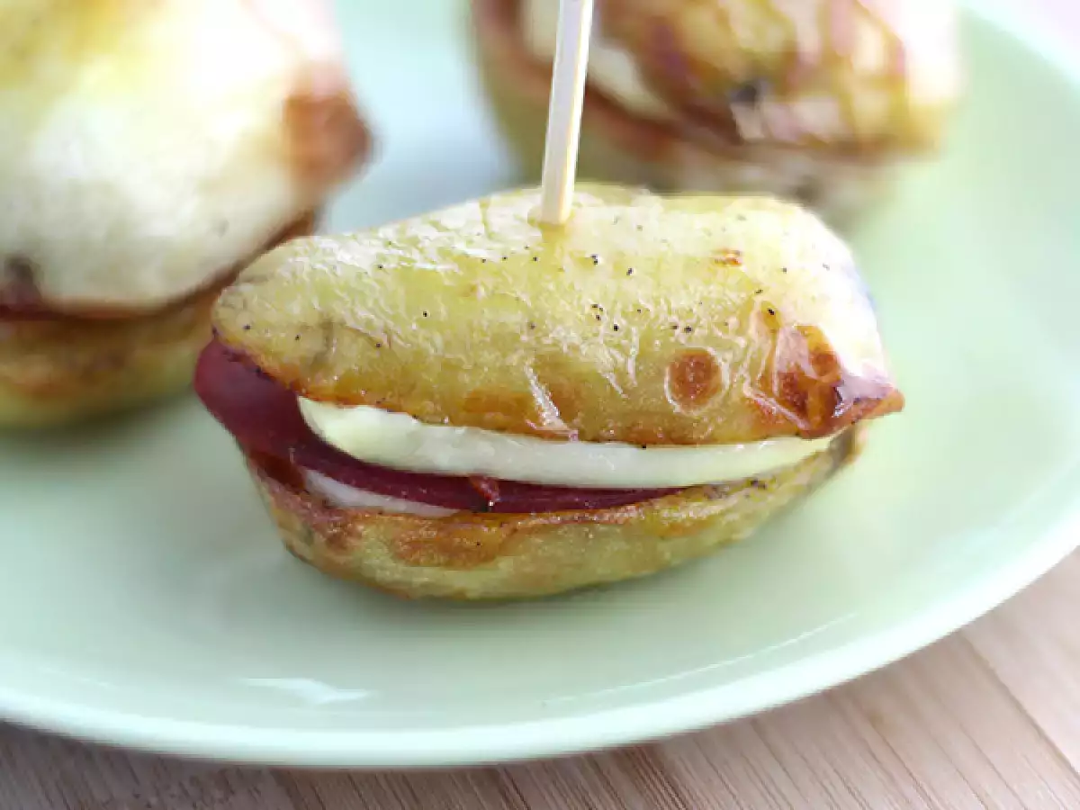 Sendvič so zemiakovým raclette - foto 2