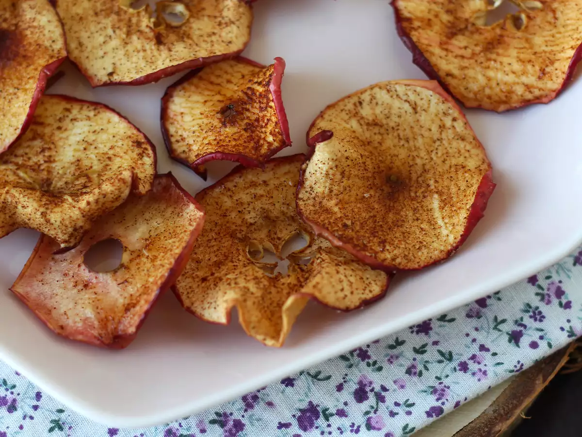 Škoricové jablkové lupienky s Air Fryer - foto 3