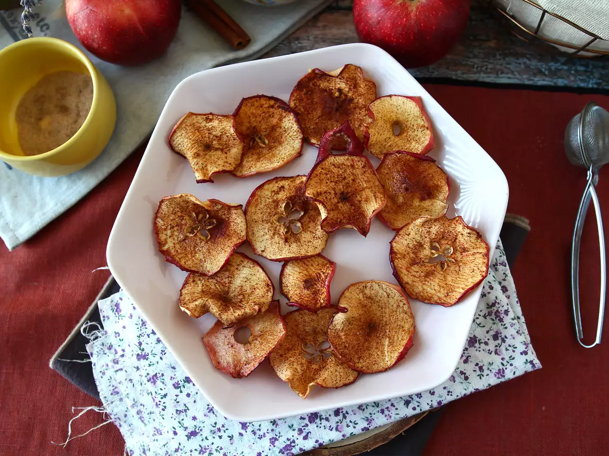 Škoricové jablkové lupienky s Air Fryer - foto 7