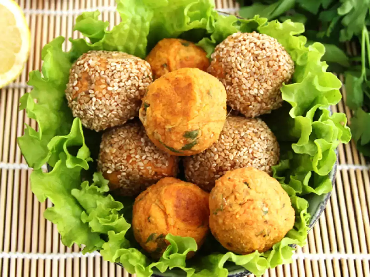 Sladký zemiakový falafel - foto 3