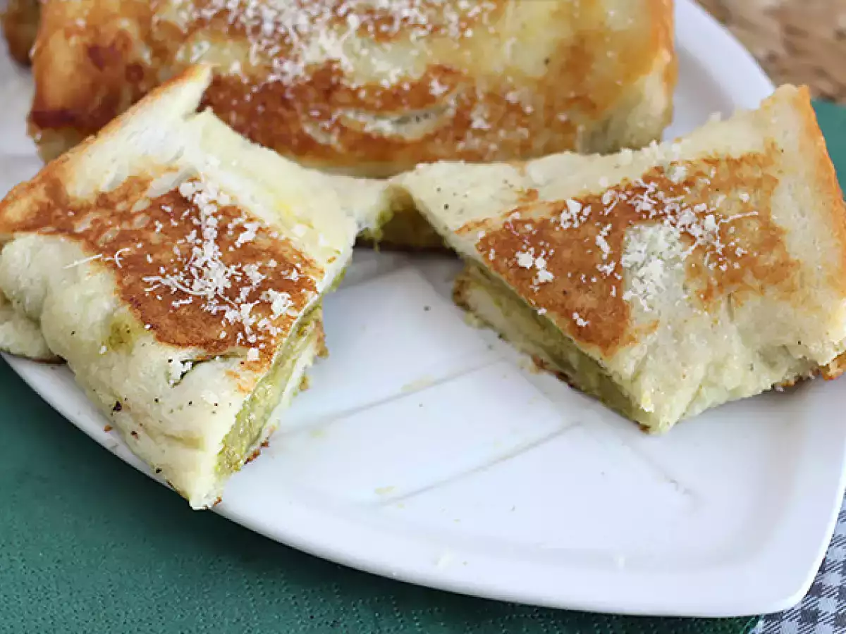 Slané francúzske toasty s pestom - foto 2