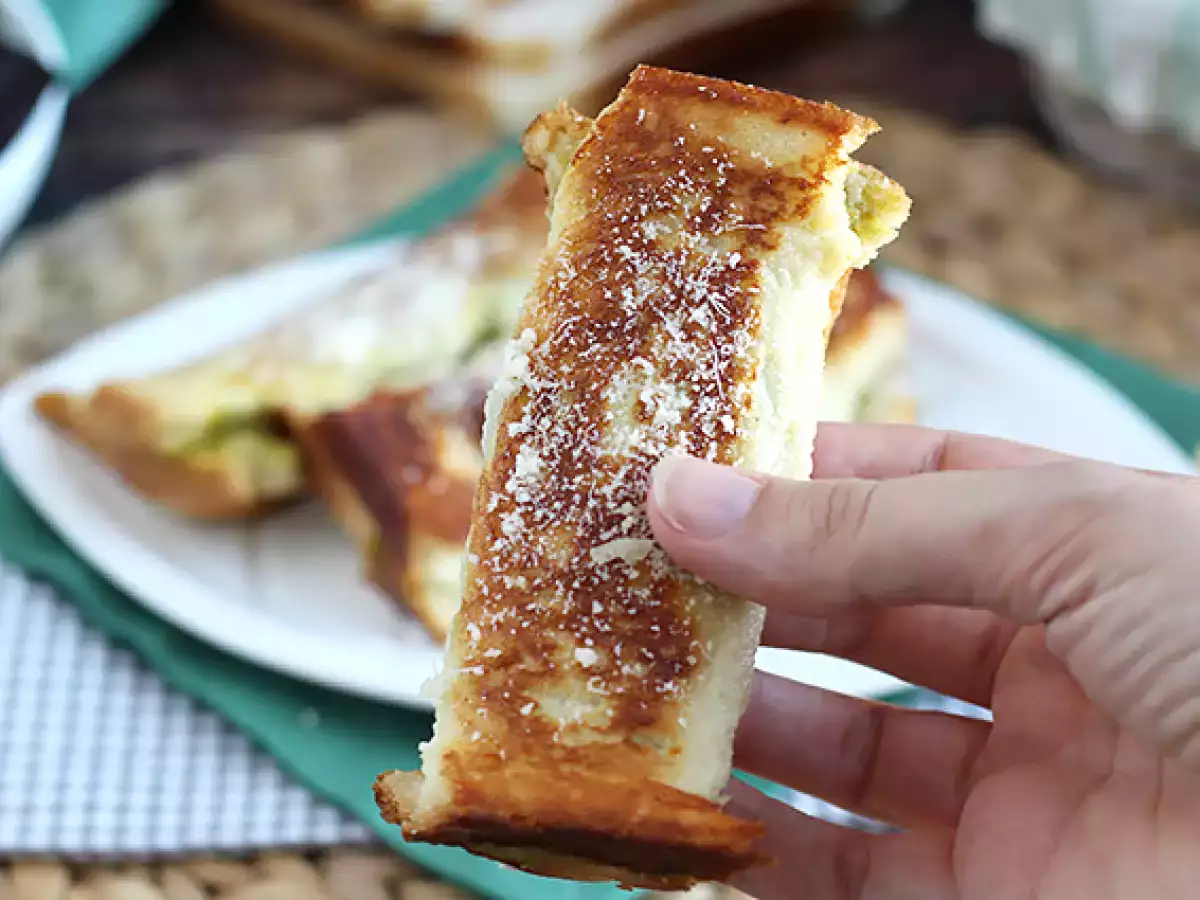 Slané francúzske toasty s pestom - foto 4