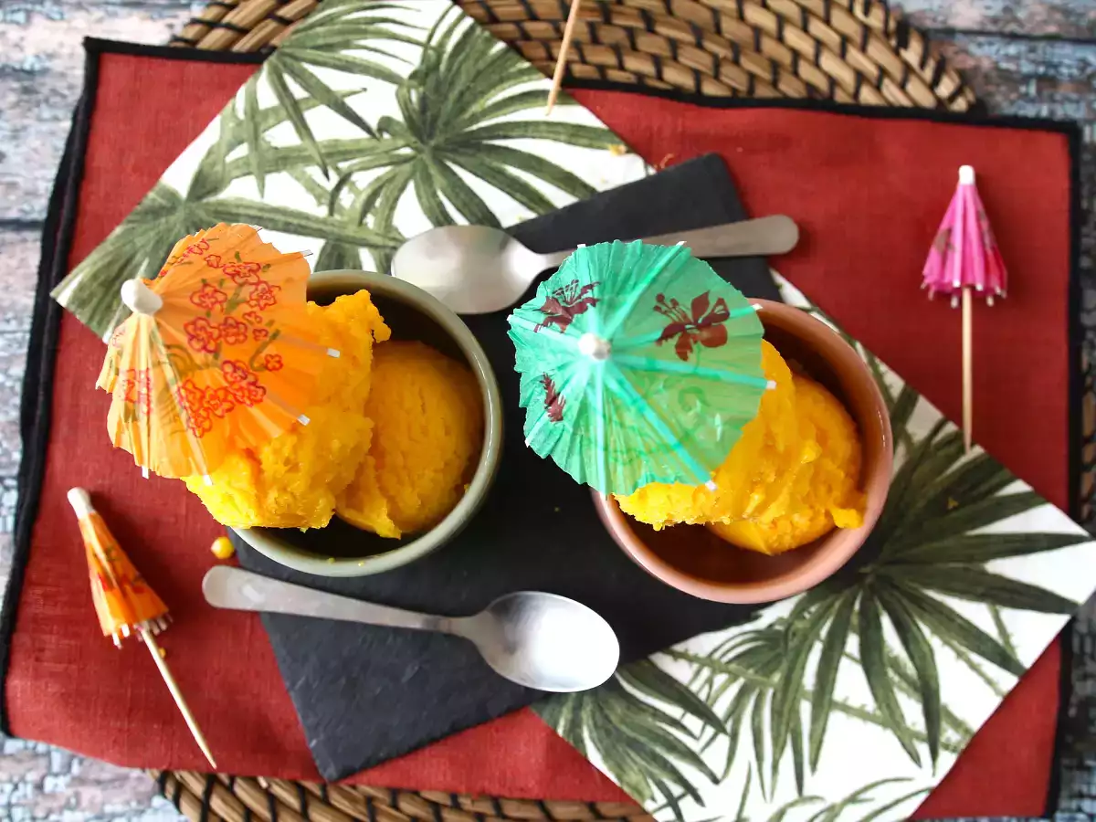 Sorbet z manga a limetky len z 3 ingrediencií, pripravený na konzumáciu za 5 minút! - foto 5