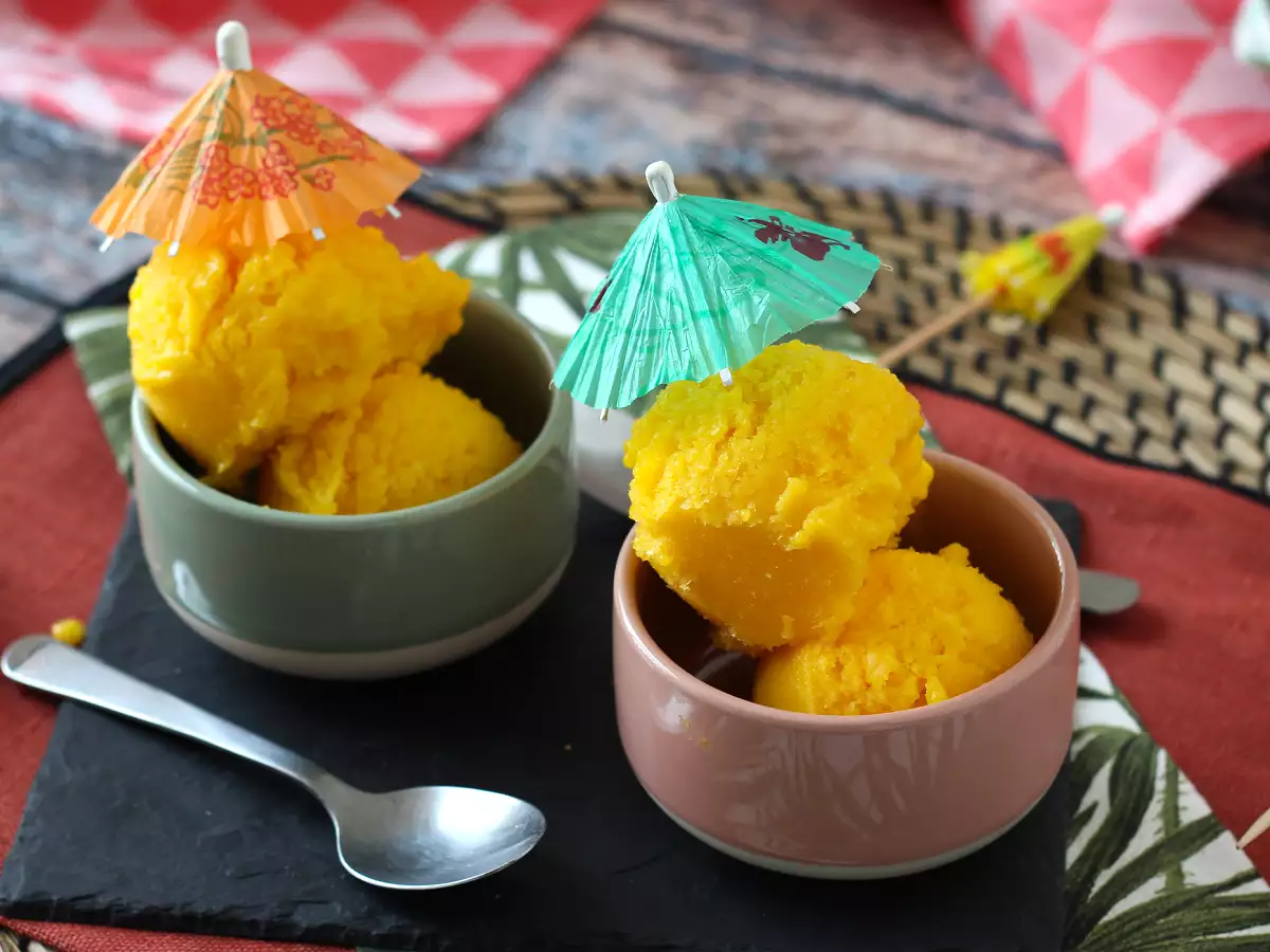 Sorbet z manga a limetky len z 3 ingrediencií, pripravený na konzumáciu za 5 minút! - foto 7
