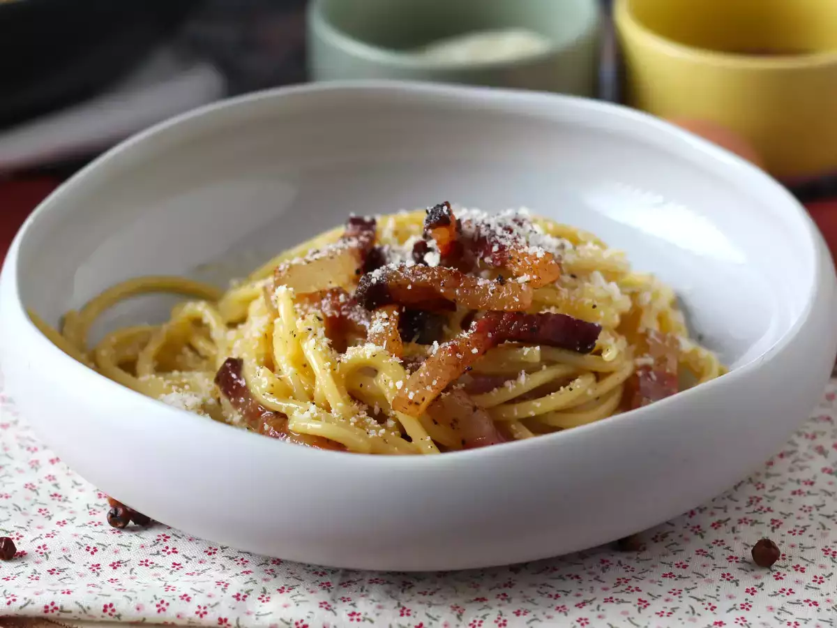 Špagety alla carbonara, pravý taliansky recept na karbo!