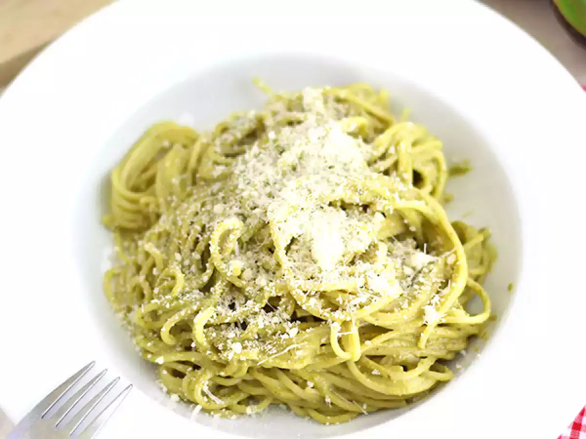 Špagety carbonara s avokádom - foto 2