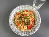 Špagety s krevetami a cherry paradajkami, rýchly recept na chutný prvý chod, foto 2